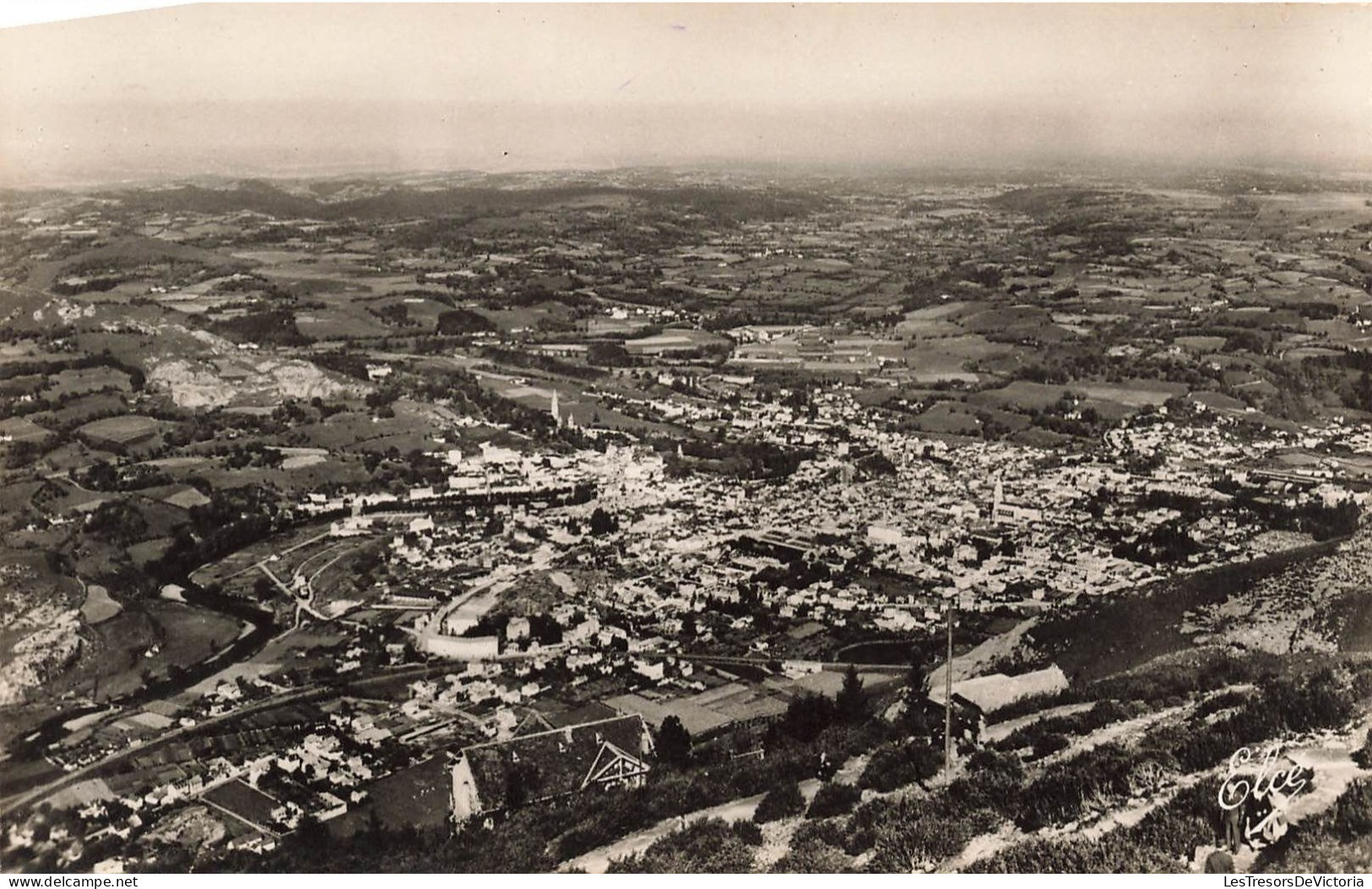 FRANCE - Lourdes - Vue Générale Prise Du Pic Du Jer - Carte Postale Ancienne - Lourdes