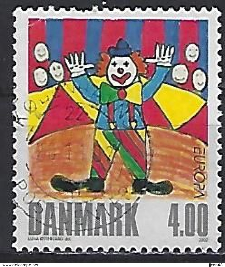 Denmark  2002  Europa; Circus  (o) Mi.1310 - Oblitérés