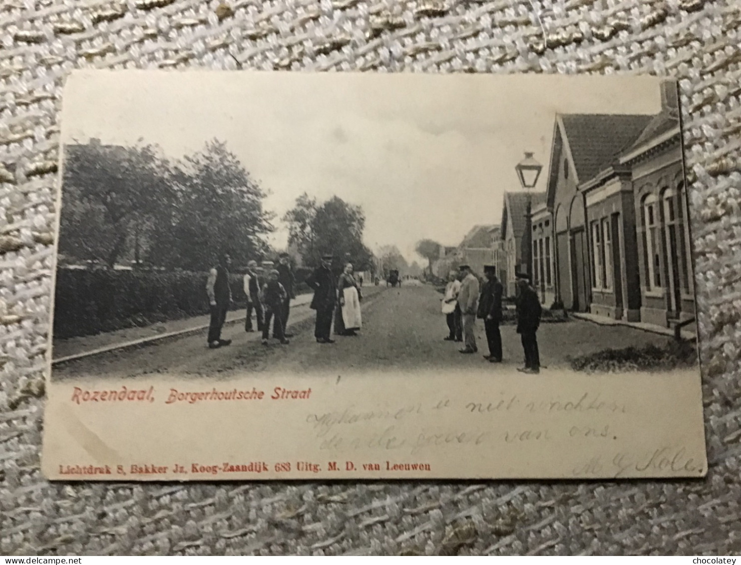 Roosendaal Borgerhoutsche Straat 1900 - Roosendaal