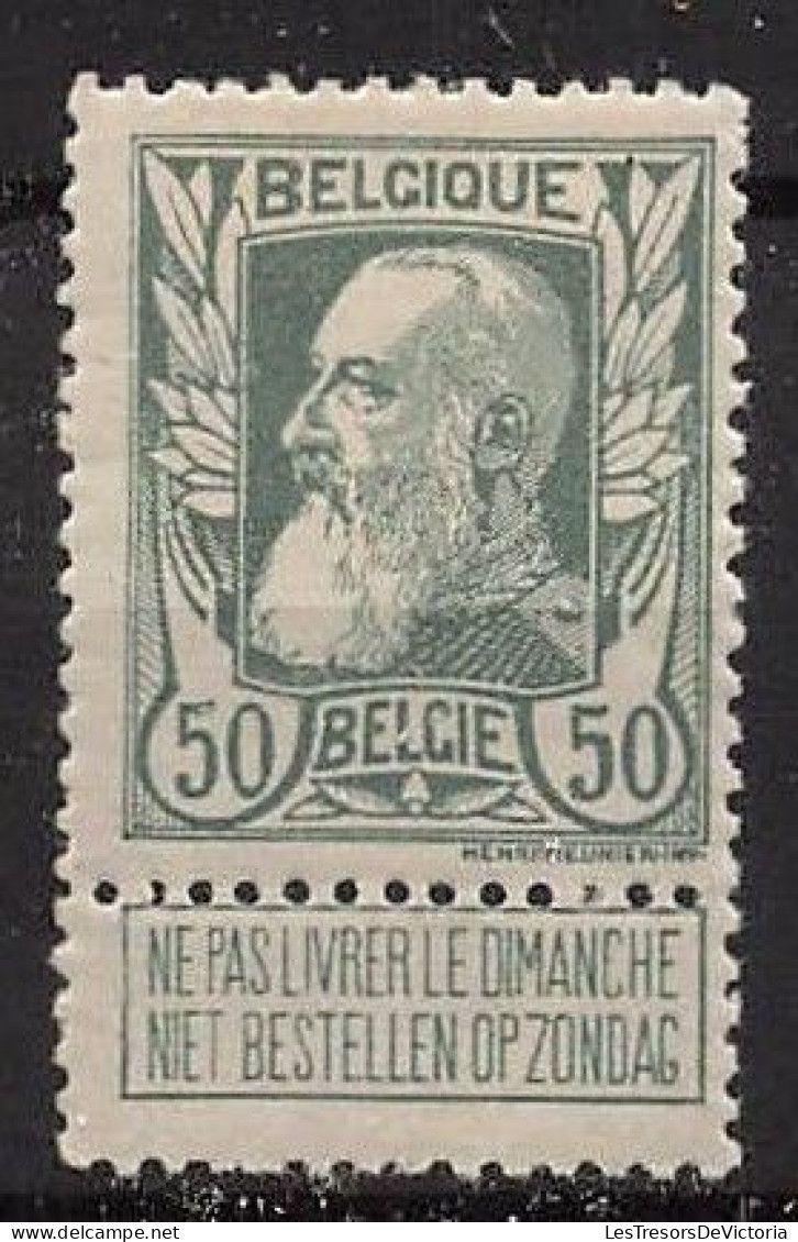 Timbre - Belgique - 1905 - COB 74/76* Et 78* - Grosse Barbe - Cote 178 - 1905 Grove Baard