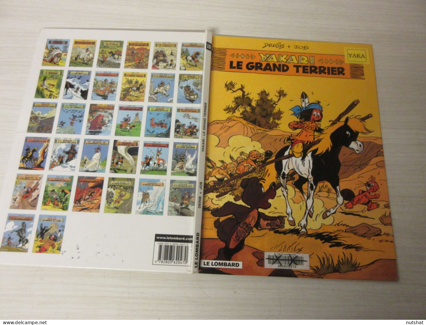BD YAKARI - Le GRAND TERRIER - DERIB JOB - 1984 - Editions Le Lombard.           - Yakari