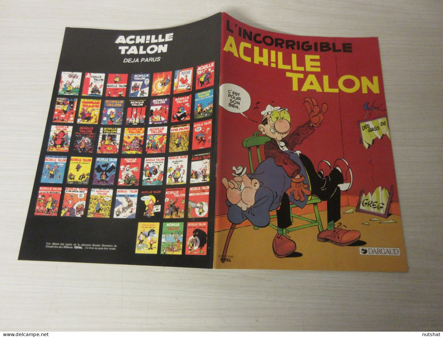 BD Achille TALON - L'INCORRIGIBLE Achille TALON - GREG - 1983 - Ed Dargaud       - Achille Talon