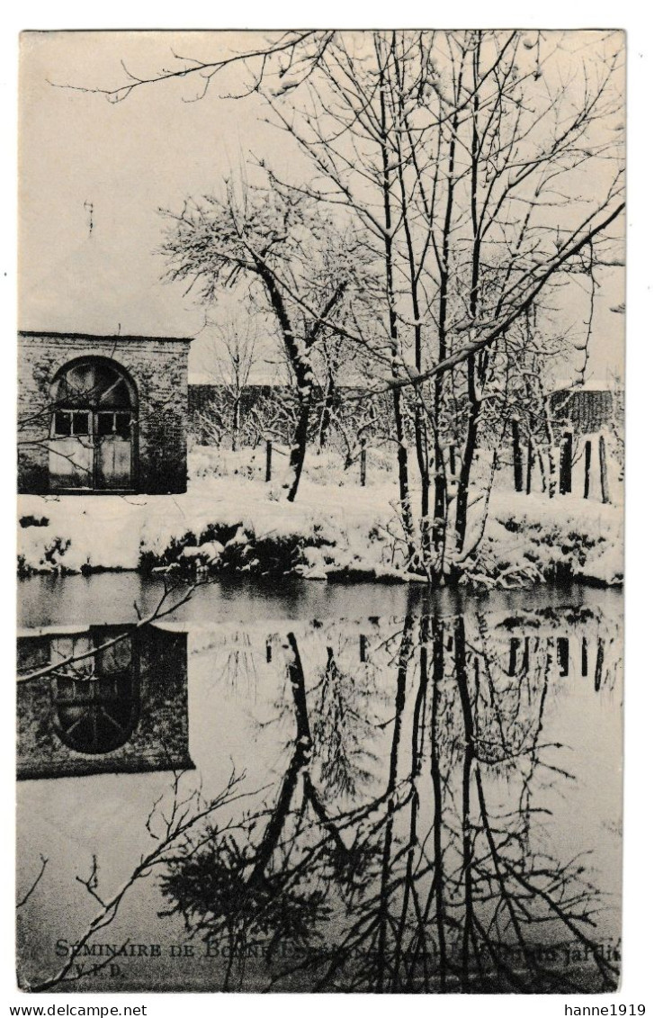 Estinnes Seminaire De Bonne Esperance Un Coin Du Jardin Cachet 1909 Binche Htje - Estinnes