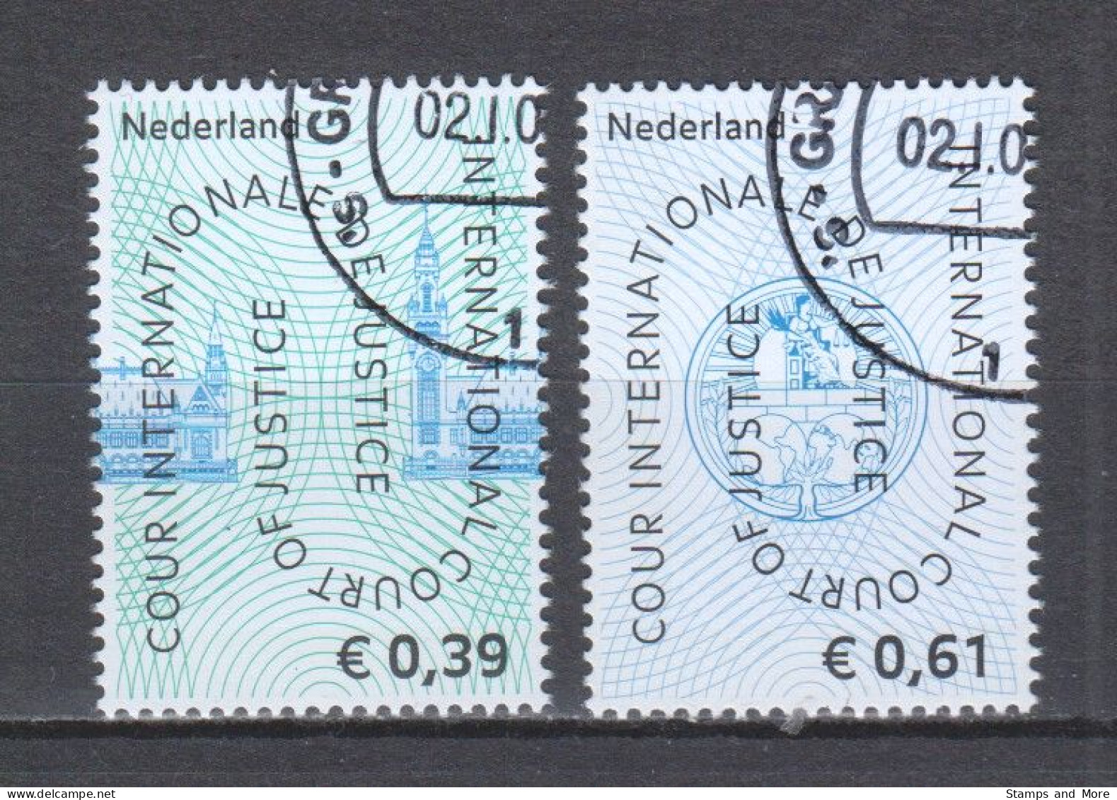 Netherlands 2004 Dienst (Cour De Justice) Mi 59-60 Canceled (2) - Servizio