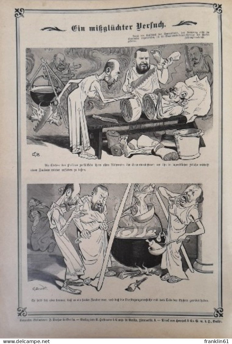 Kladderadatsch. Humoristisch-satyrisches Wochenblatt. 54. Jahrgang.1901. Hefte 1-26.