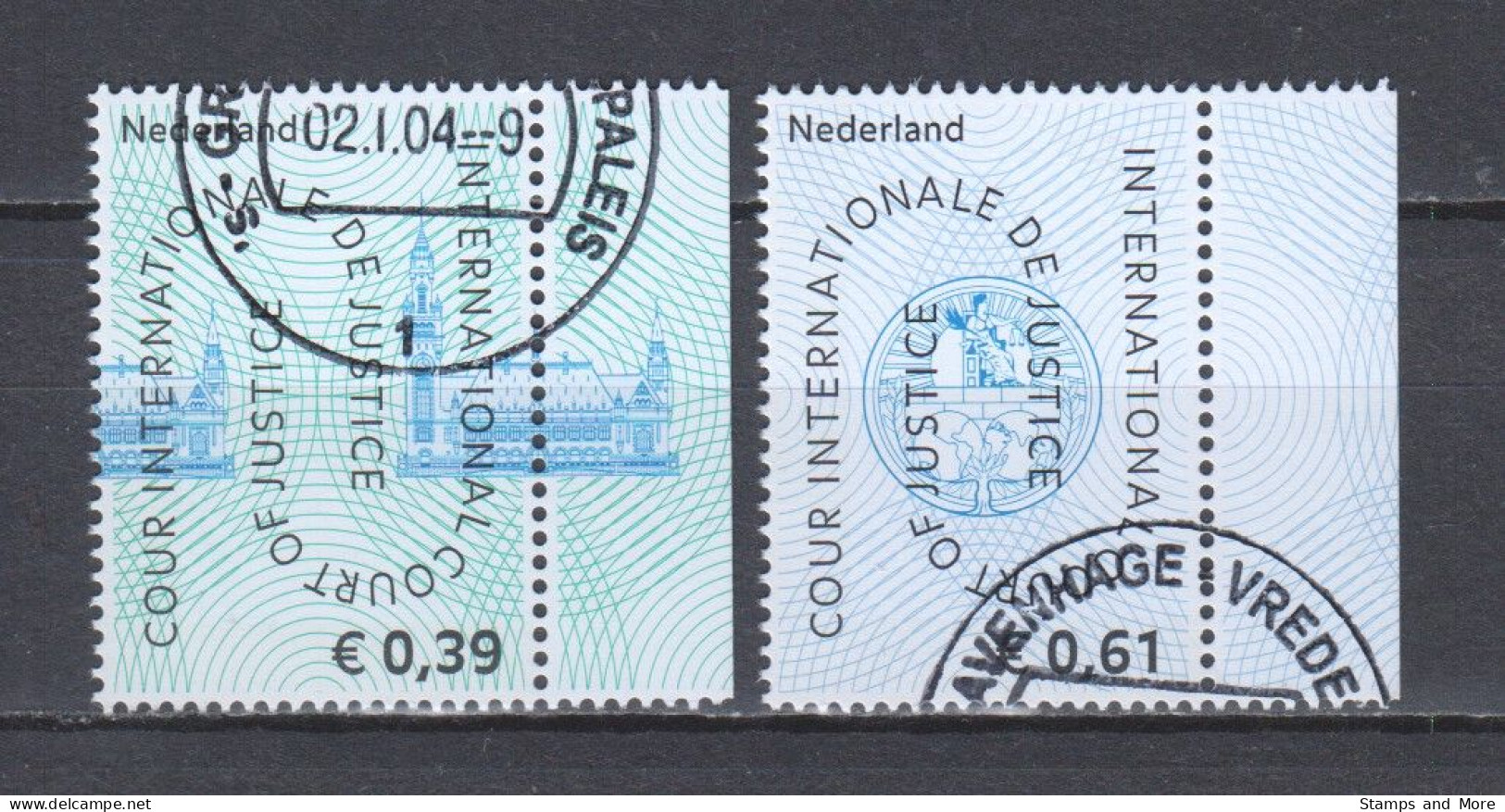 Netherlands 2004 Dienst (Cour De Justice) Mi 59-60 Canceled (4) - Service