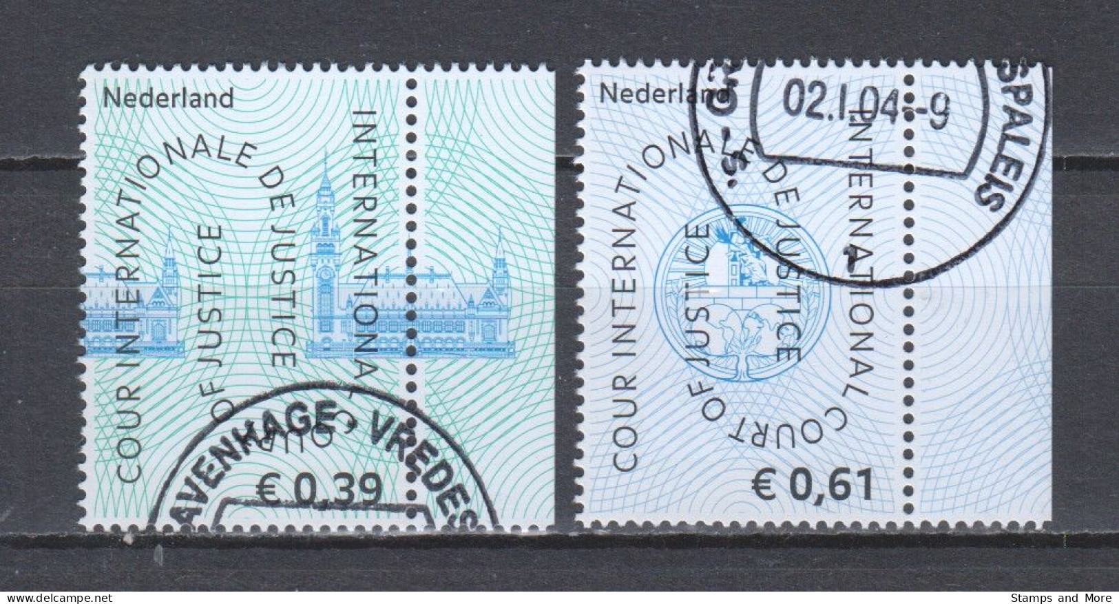 Netherlands 2004 Dienst (Cour De Justice) Mi 59-60 Canceled (5) - Service