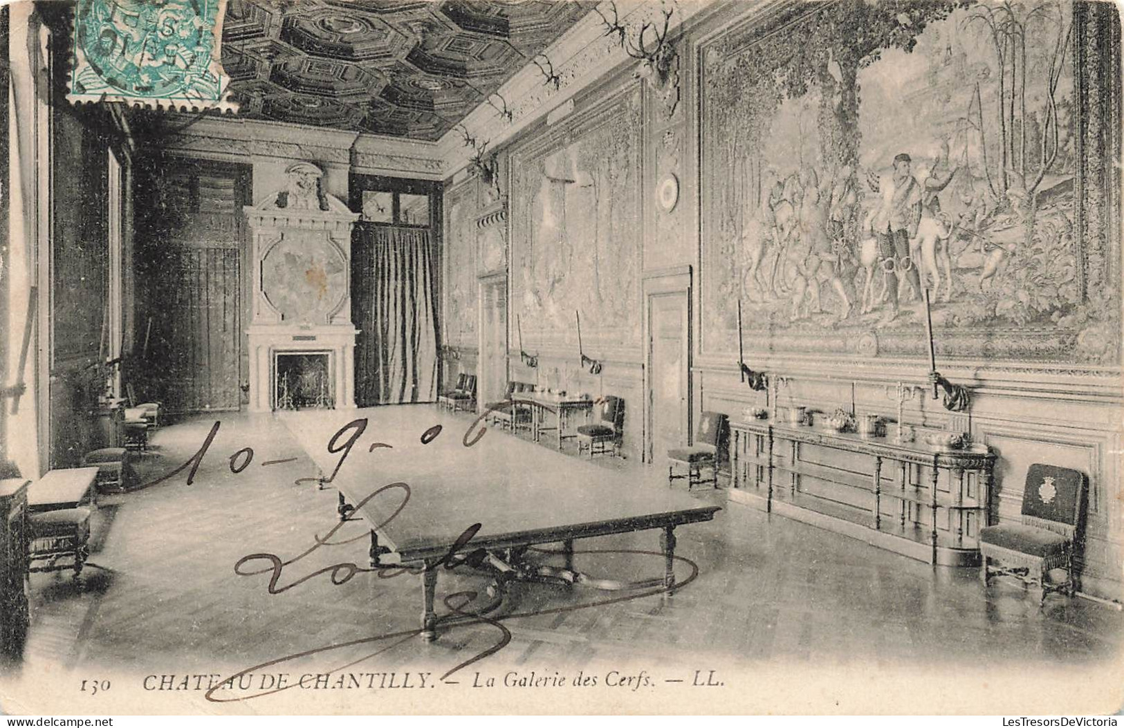 FRANCE - Château De Chantilly - La Galerie Des Cerfs - Carte Postale Ancienne - Chantilly