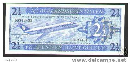 Netherland Antillen 2.5 G,UNC - Airplane - Antilles Néerlandaises (...-1986)