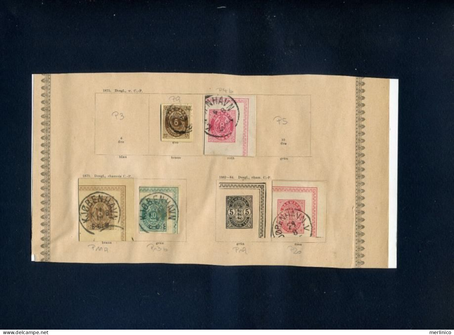 Denmark - Classic Stamps - 7 Pages - Lotes & Colecciones