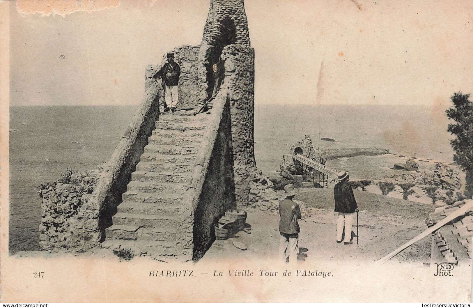 FRANCE - Biarritz - La Vieille Tour De L'Atalaye - Carte Postale Ancienne - Biarritz