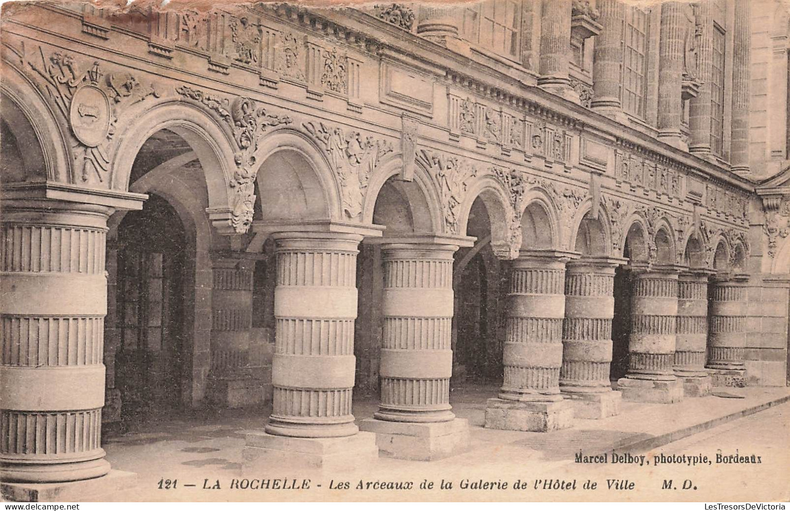 FRANCE - La Rochelle - Les Arceaux De La Galerie De L'hôtel De Ville - Carte Postale Ancienne - La Rochelle