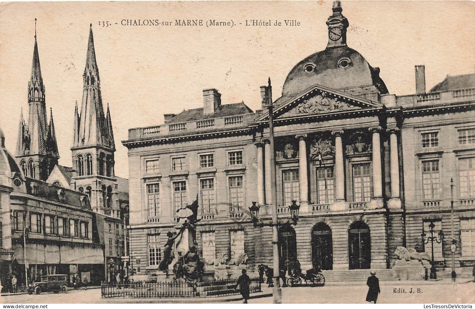 FRANCE - Chalons Sur Marne - L'hôtel De Ville - Carte Postale Ancienne - Châlons-sur-Marne