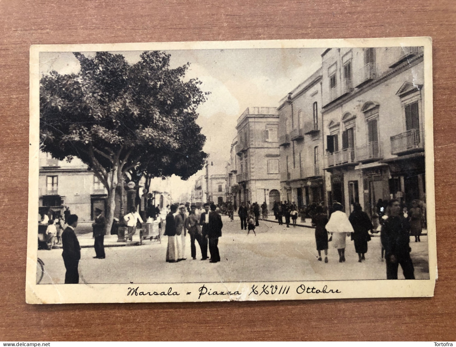 MARSALA ( TRAPANI ) PIAZZA XXIII OTTOBRE 1939 - Marsala