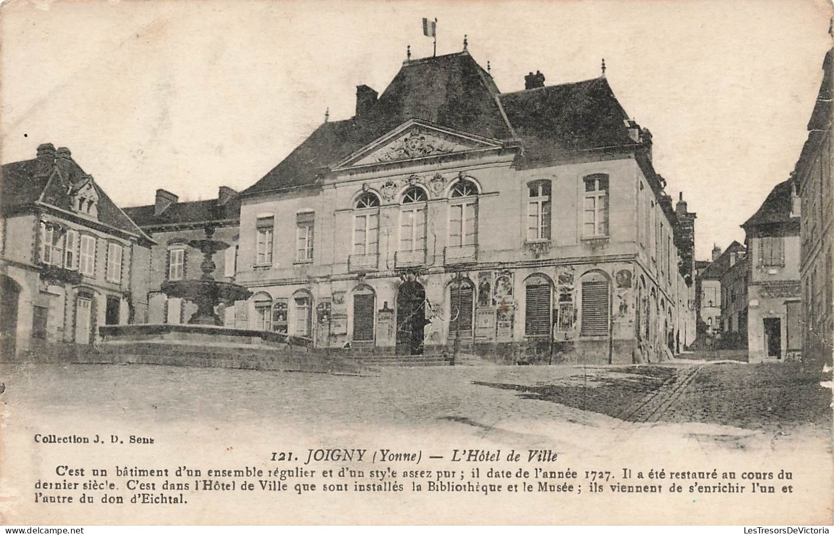 FRANCE - Joigny - L'hôtel De Ville - Carte Postale Ancienne - Joigny