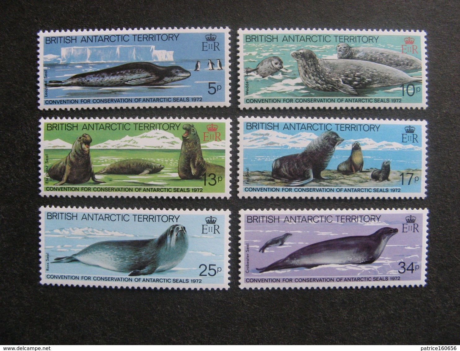 Territoire Antarctique Britannique: TB Série N° 118 Au N° 123, Neufs XX. - Unused Stamps