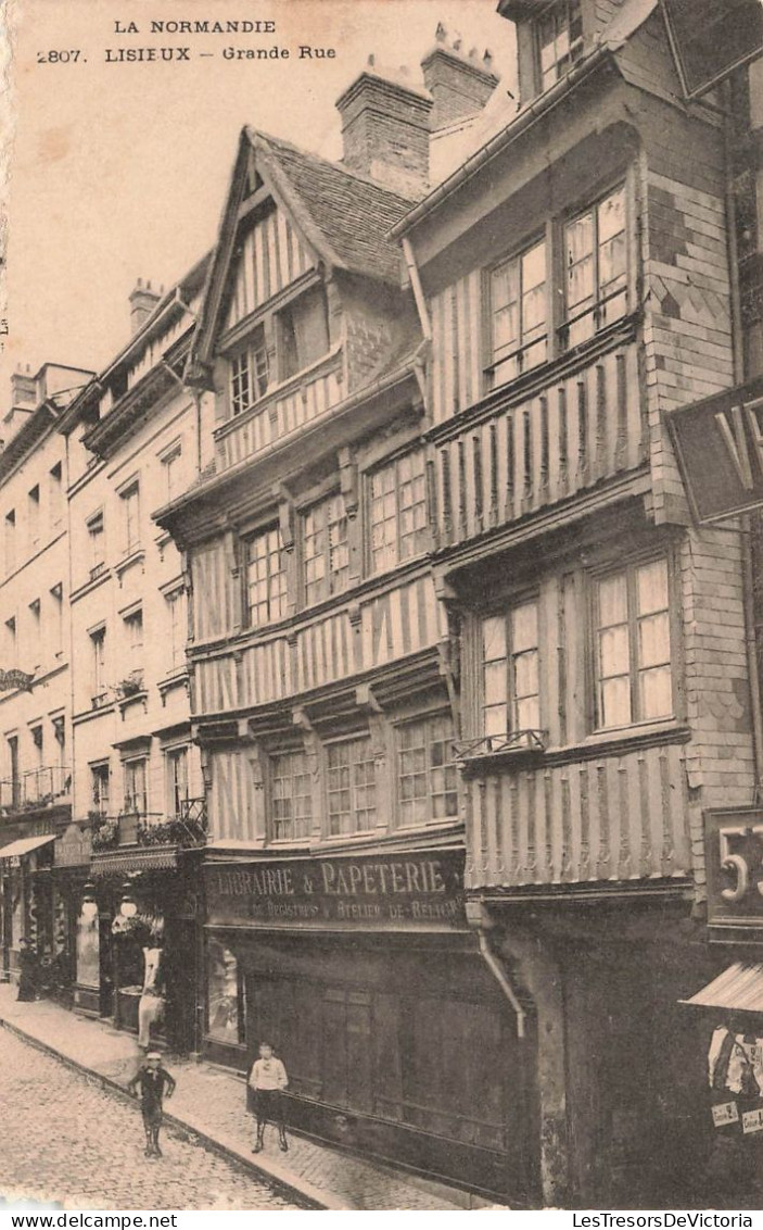 FRANCE - Lisieux - Grande Rue - Carte Postale Ancienne - Lisieux