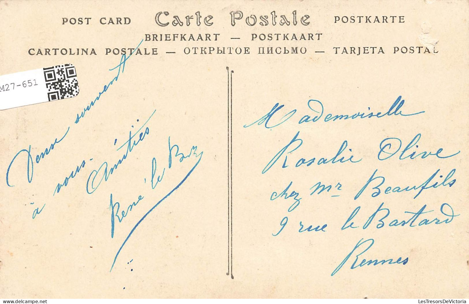FRANCE - Brest - Le Port Militaire, La Consulaire - Pièce Prise Par L'Armée Française - ND Phot - Carte Postale Ancienne - Brest