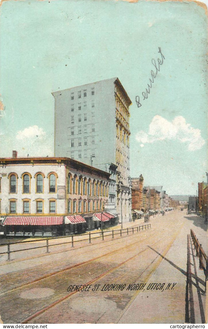 Utica Genesee Street 1908 - Utica