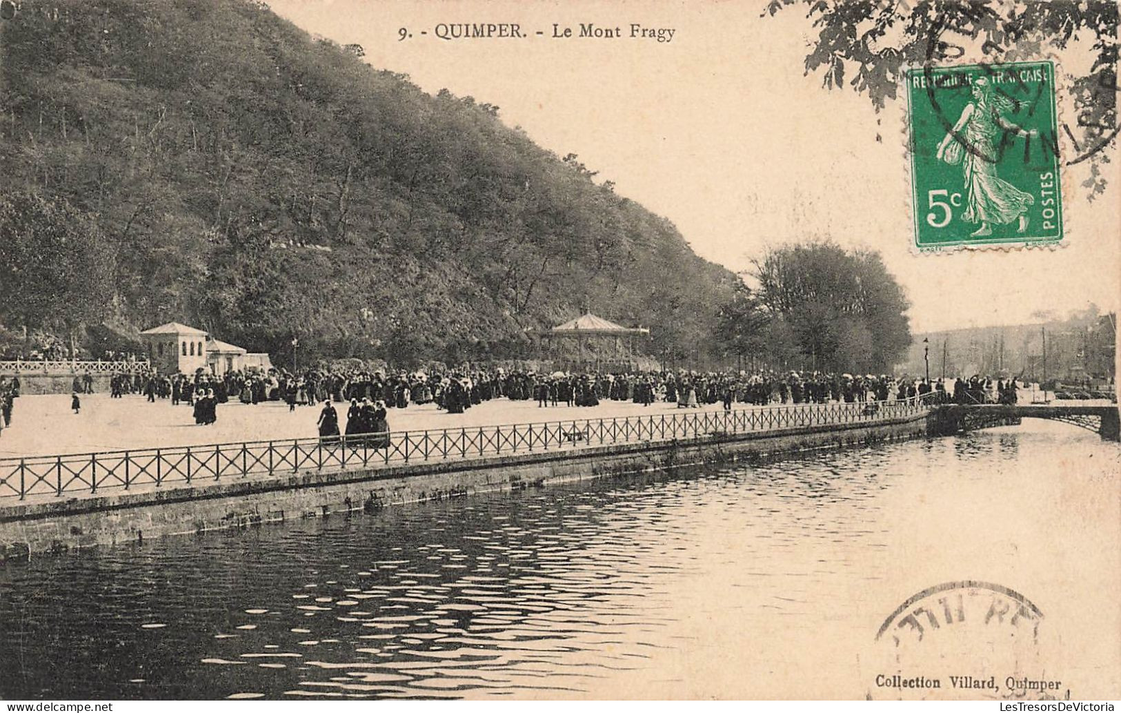 FRANCE - Quimper - Le Mont Fragy - Animé - Pont - Carte Postale Ancienne - Quimper