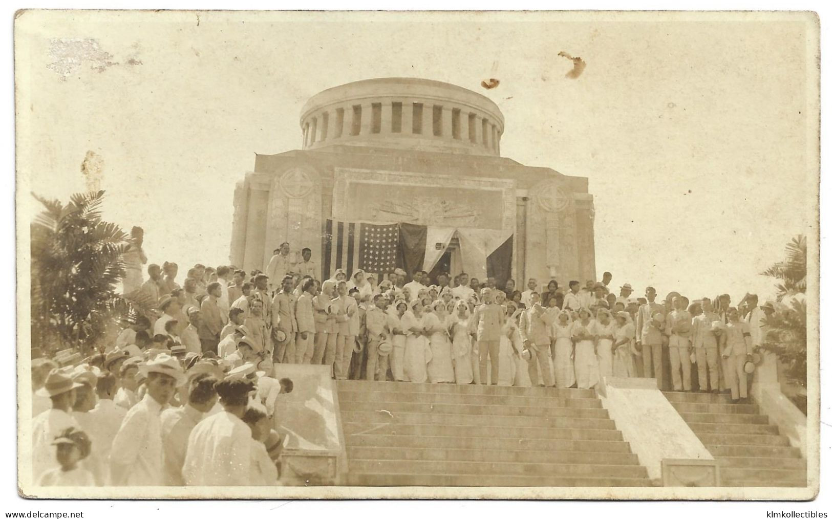 PHILIPPINES - MANILA WAR MAUSOLEUM - REAL PHOTO RPPC - Philippines