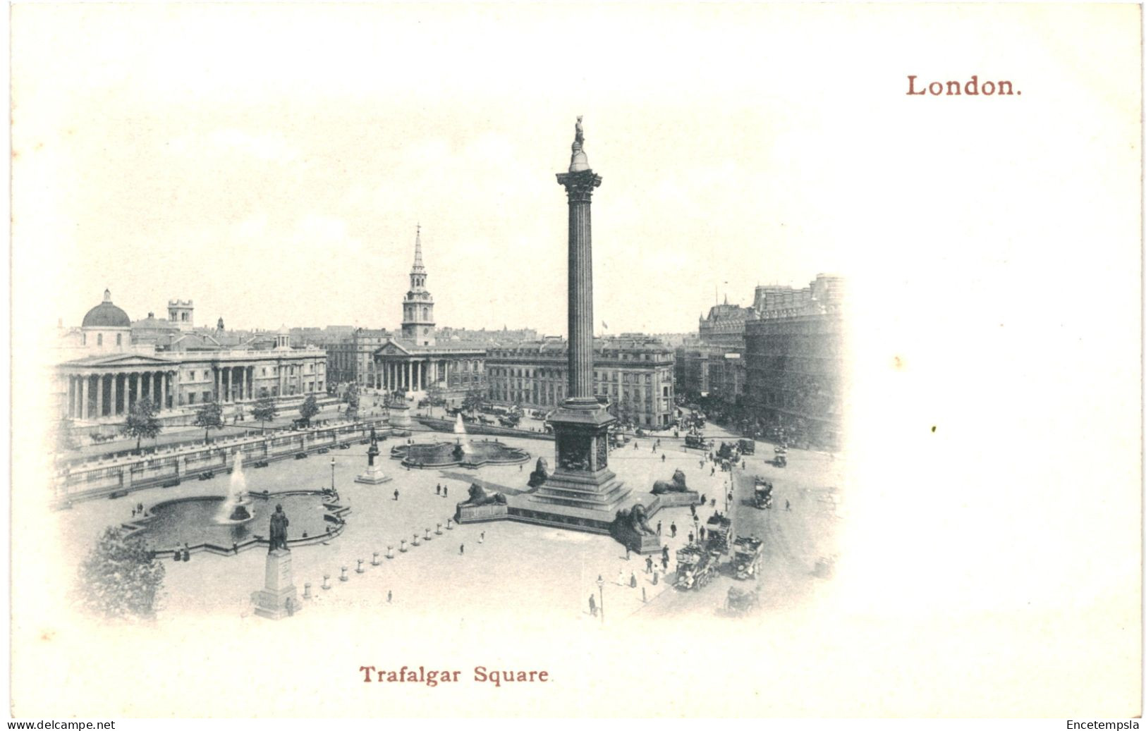CPA  Carte Postale Royaume-Uni London   Trafalgar Square   Début 1900 VM74872 - Trafalgar Square