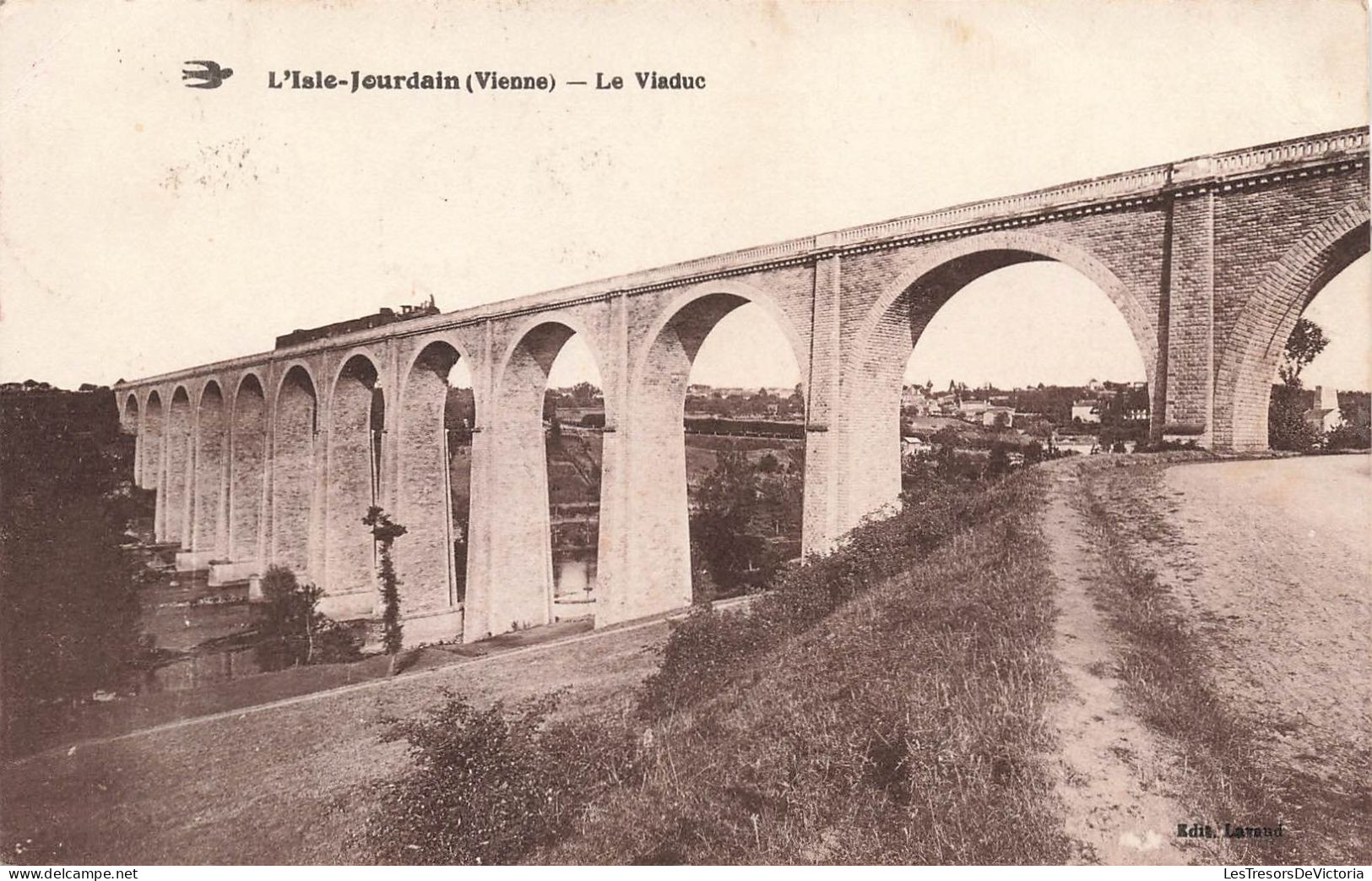 FRANCE - L'Isle Jourdain - Le Viaduc - Carte Postale Ancienne - L'Isle Jourdain