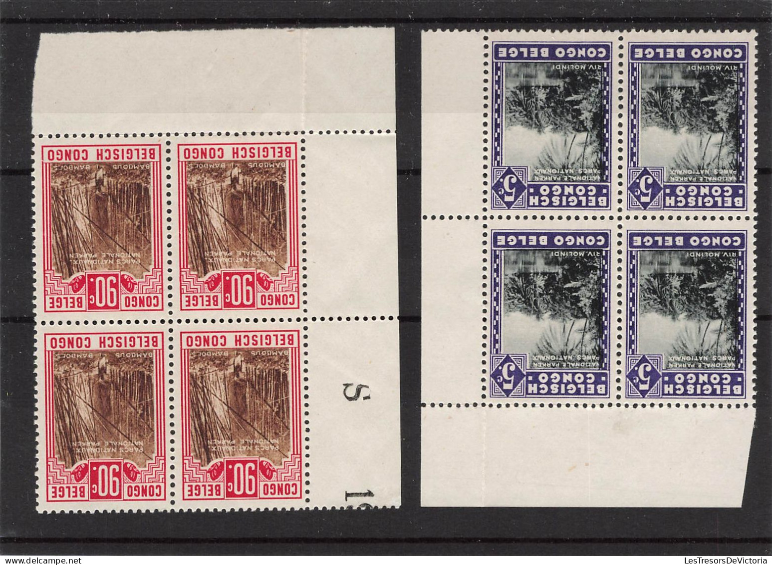 Timbre - Congo Belge - 1938 - COB 197/202**MNH - X4 - Cote 20 - Unused Stamps