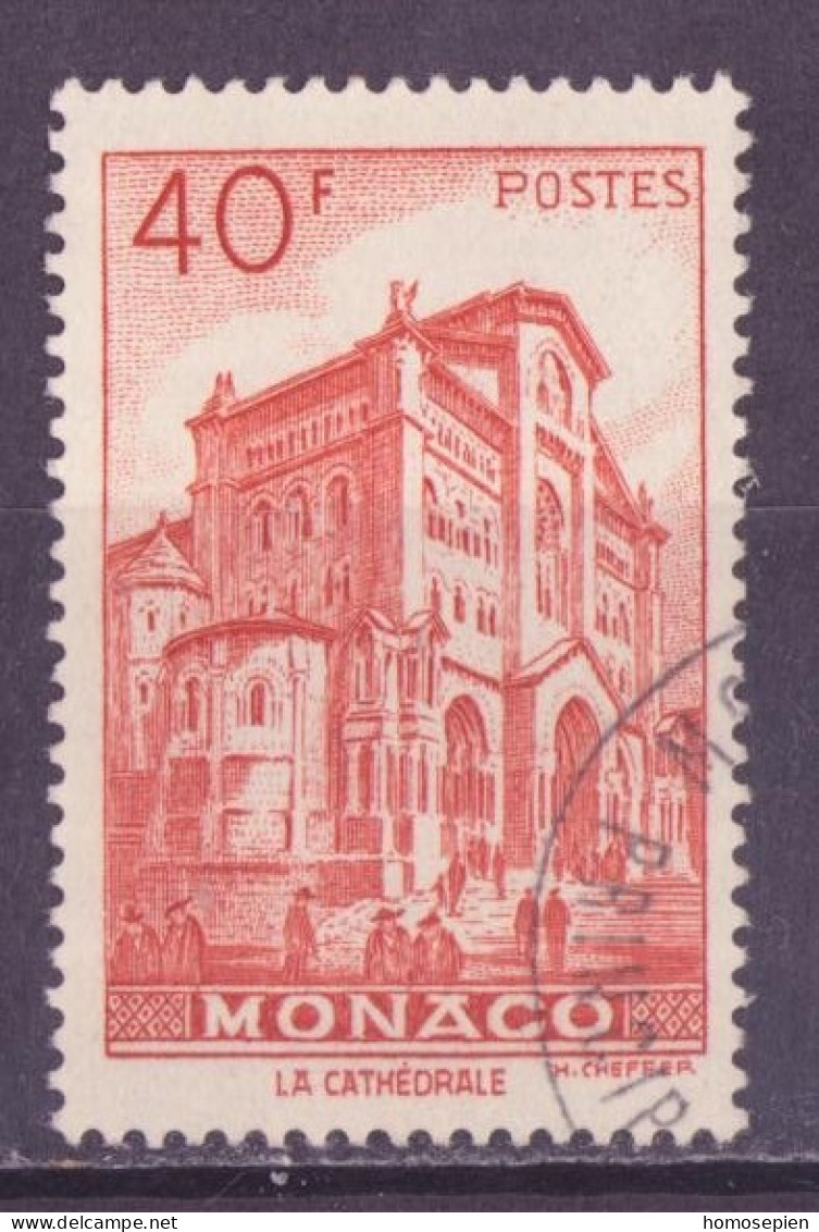 Monaco 1948-49 Y&T N°313B - Michel N°392 (o) - 40f Cathédrale De Monaco - Oblitérés