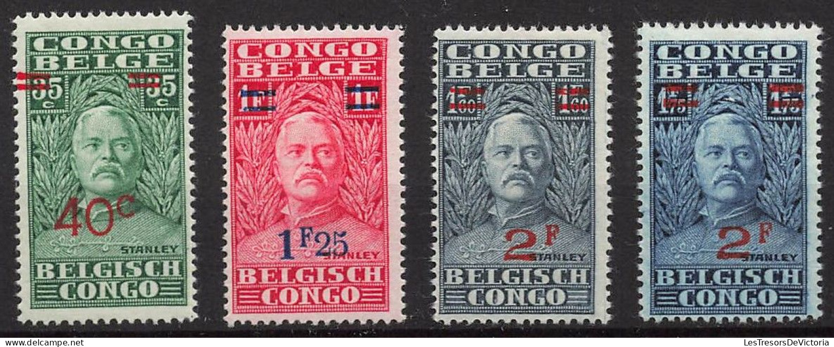 Timbre - Congo Belge - 1931 - COB 162/67* - Stanley - Cote 18 - Nuovi