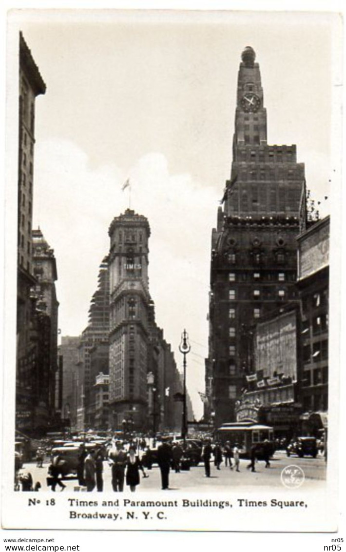 Times And Paramount Buildings, Times Square, BROADWAY, NEW YORK CITY ( Etats Unis  Amerique ) - Broadway