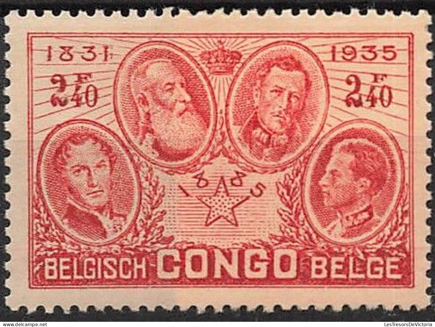 Timbre - Congo Belge - 1934/35 - COB 184/88* Et 189/91** - Cote 59,5 - Ungebraucht