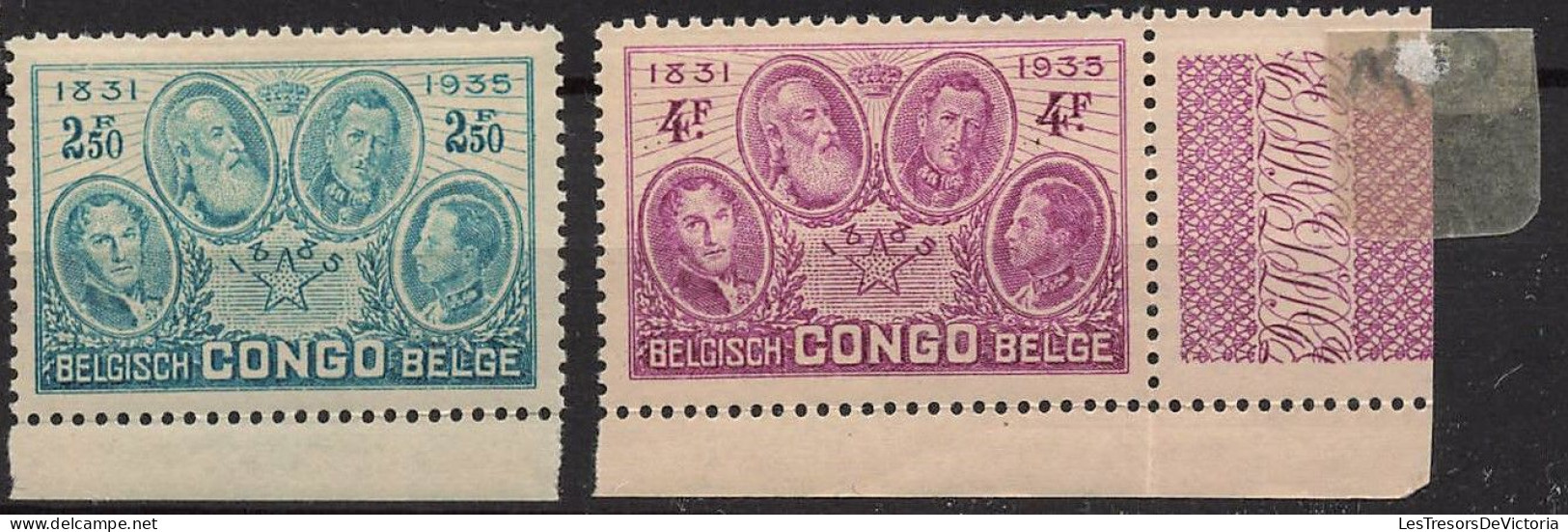 Timbre - Congo Belge - 1934/35 - COB 184/88* Et 189/91** - Cote 59,5 - Unused Stamps