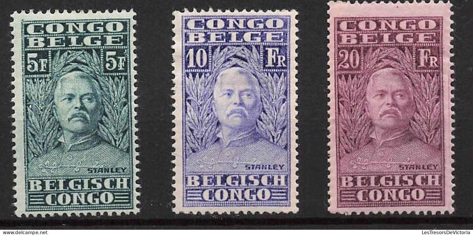 Timbre - Congo Belge - 1928 - COB135/49* - Explorateur Henri Morton Stanley - Cote 50 - Nuevos