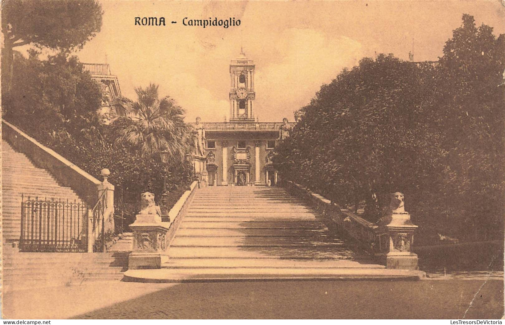 ITALIE - Rome - Campidoglio - Carte Postale Ancienne - Otros Monumentos Y Edificios
