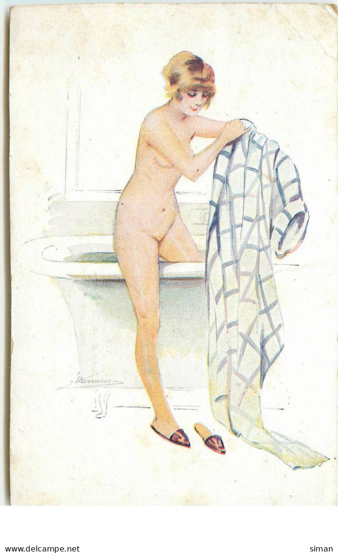 N°16304 - S. Meunier - Le Bain De La Parisienne - N°137 - Meunier, S.