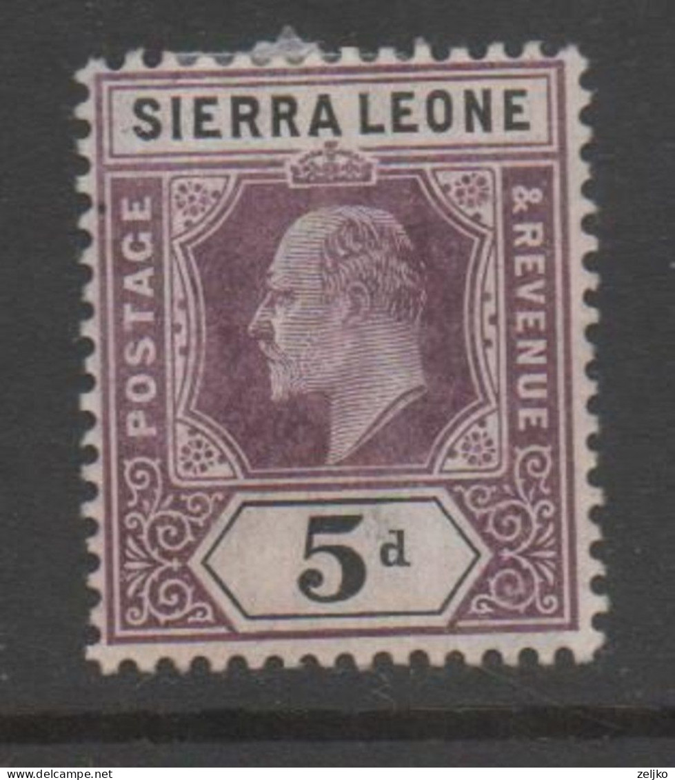 Sierra Leone, MH, 1904, Michel 62 - Sierra Leone (...-1960)