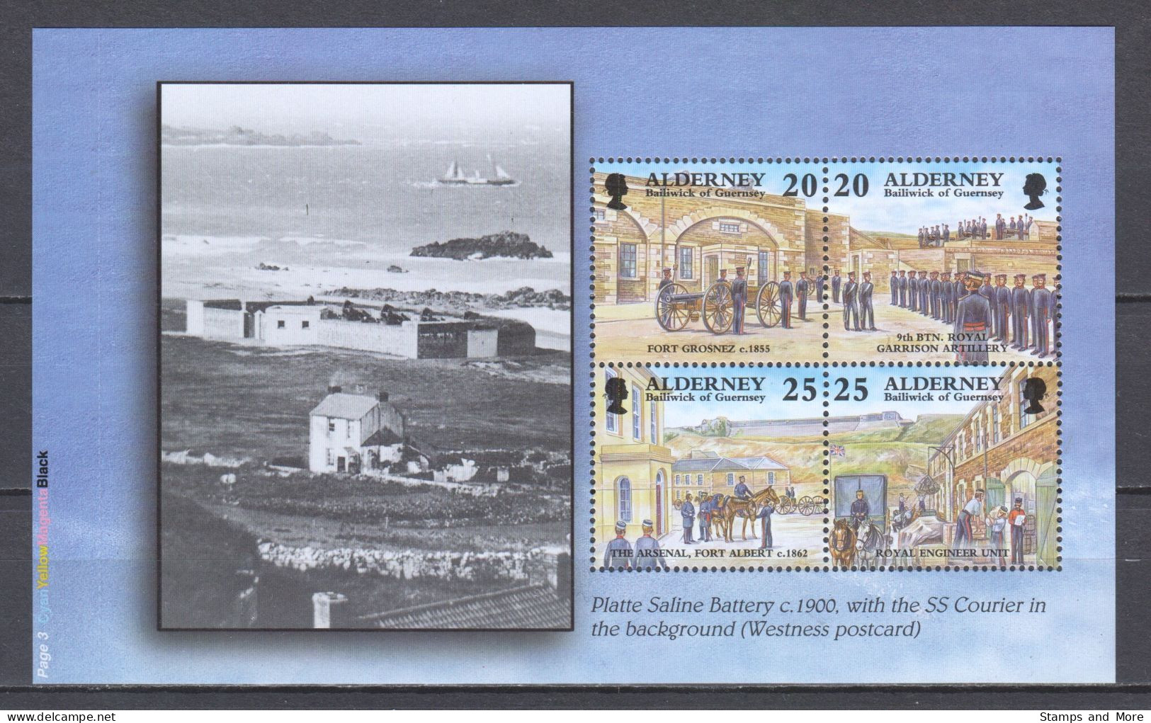 Alderney 1999 Mi H-Blatt H14-H19 MNH - Alderney