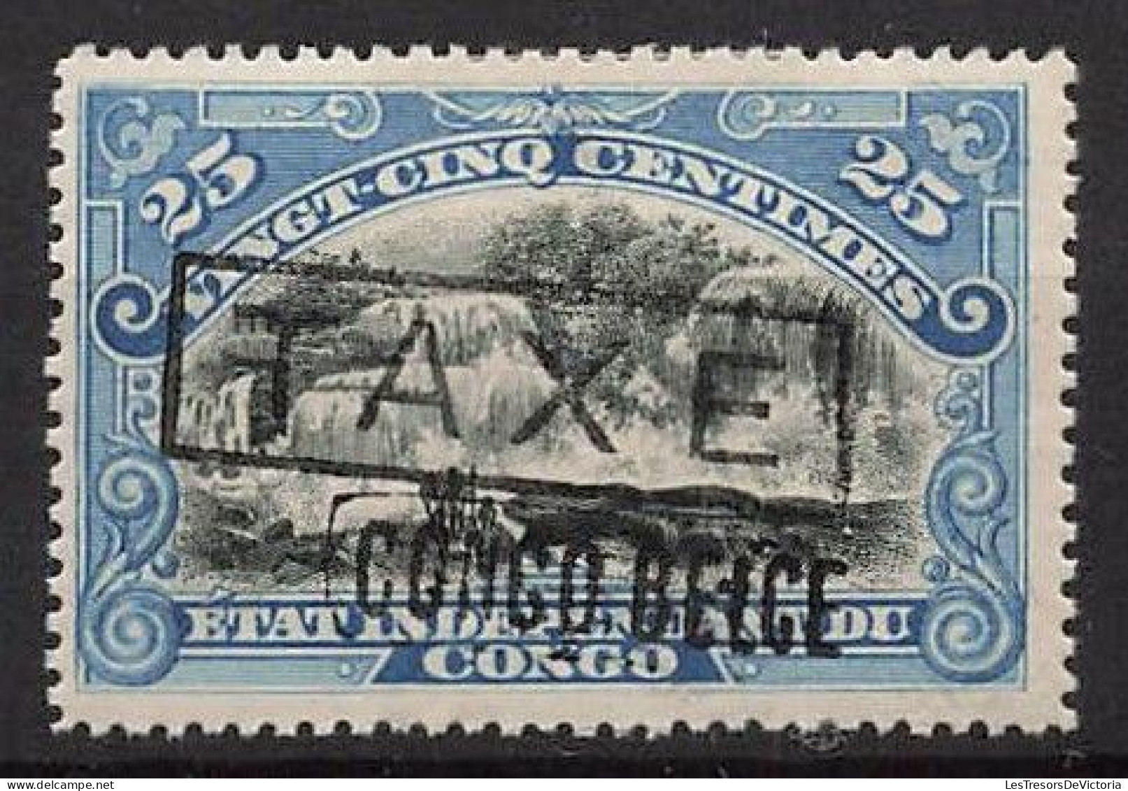 Timbre - Congo Belge - 1909 - COB TX 7/10* - Surcharge Locale - Cote 88 - Nuevos