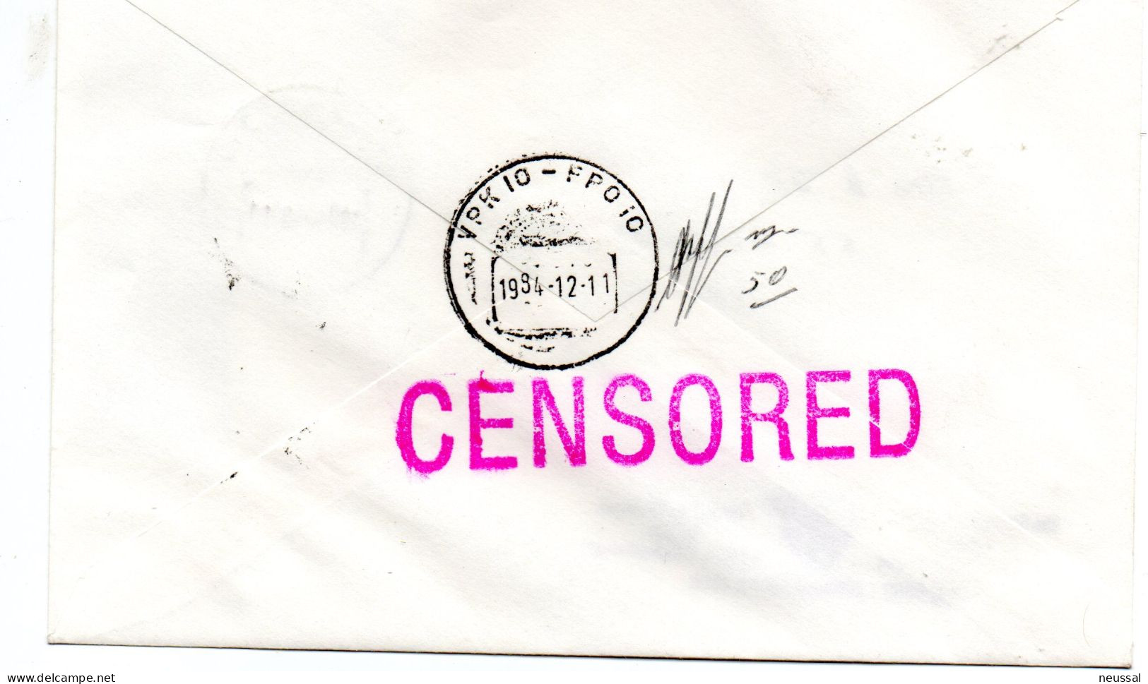 Carta  De  1984 Censurada - Covers & Documents