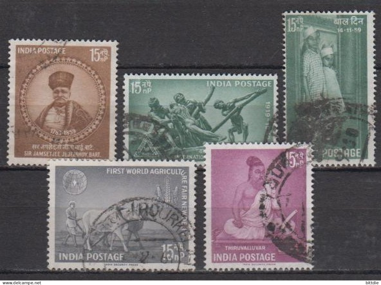 Indien  308-12 , O  (U 6255) - Used Stamps