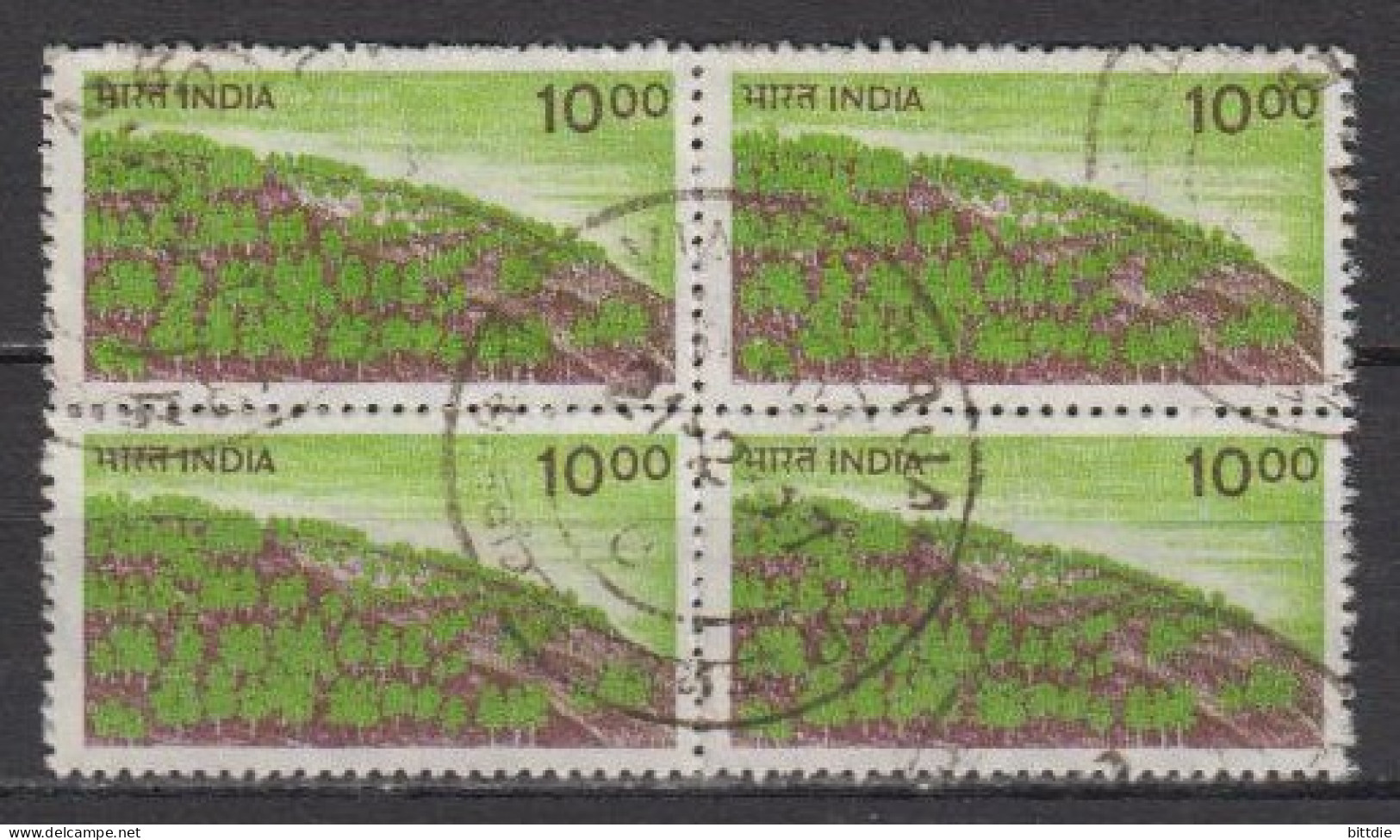 Indien  986 X , VB , O  (U 6315) - Used Stamps