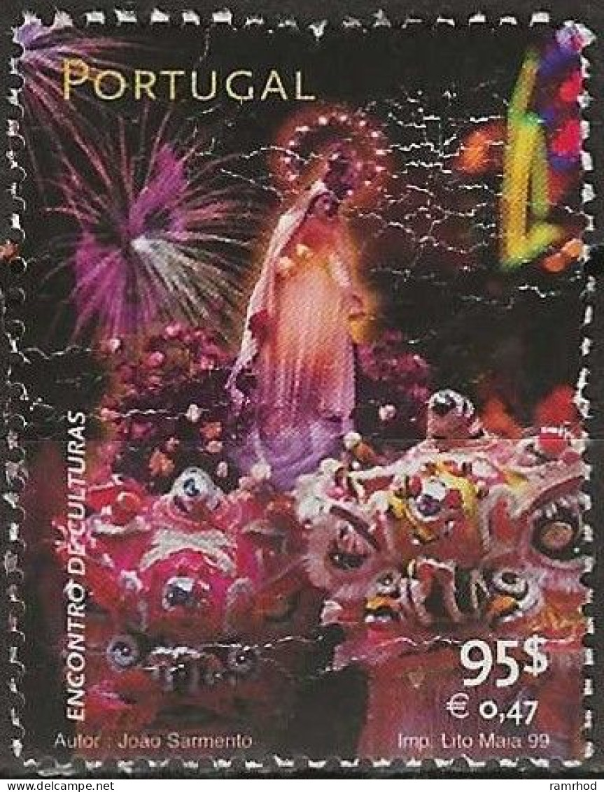 PORTUGAL 1999 Meeting Of Cultures. Return Of Macau To China - 95e. - Procession Of The Madonna FU - Used Stamps