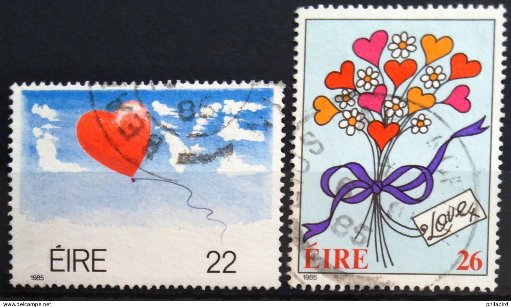 IRLANDE                     N° 556/557                      OBLITERE - Used Stamps