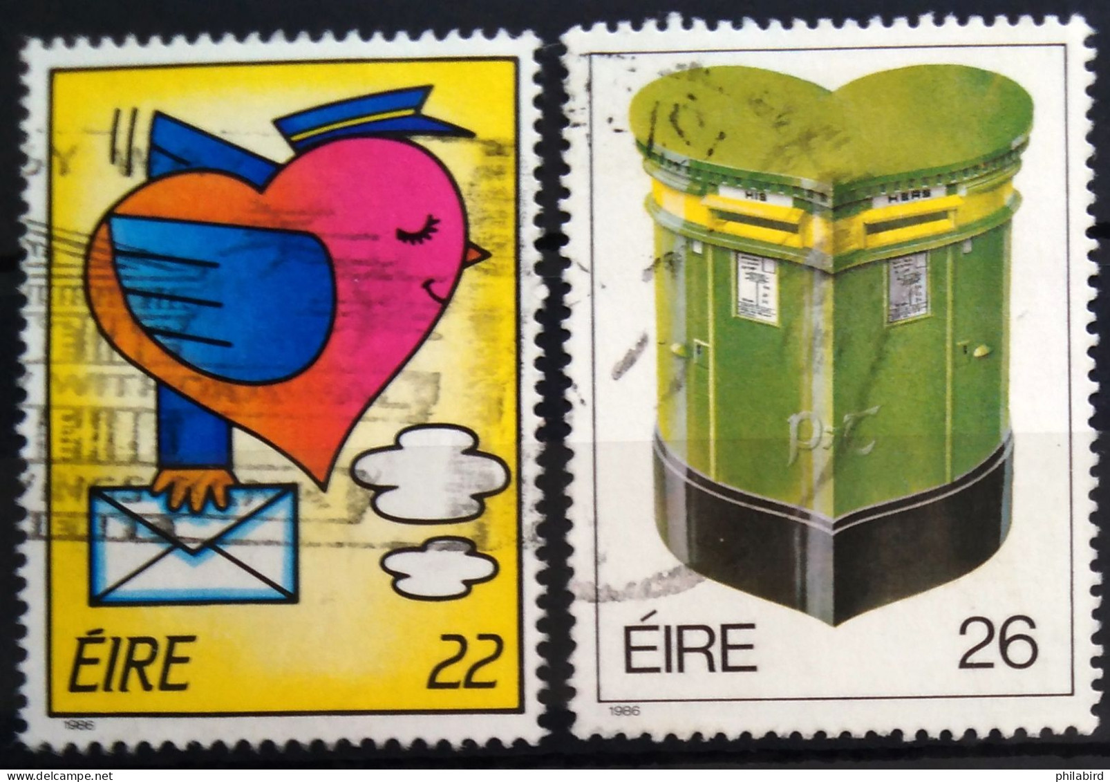 IRLANDE                      N° 587/588                      OBLITERE - Used Stamps