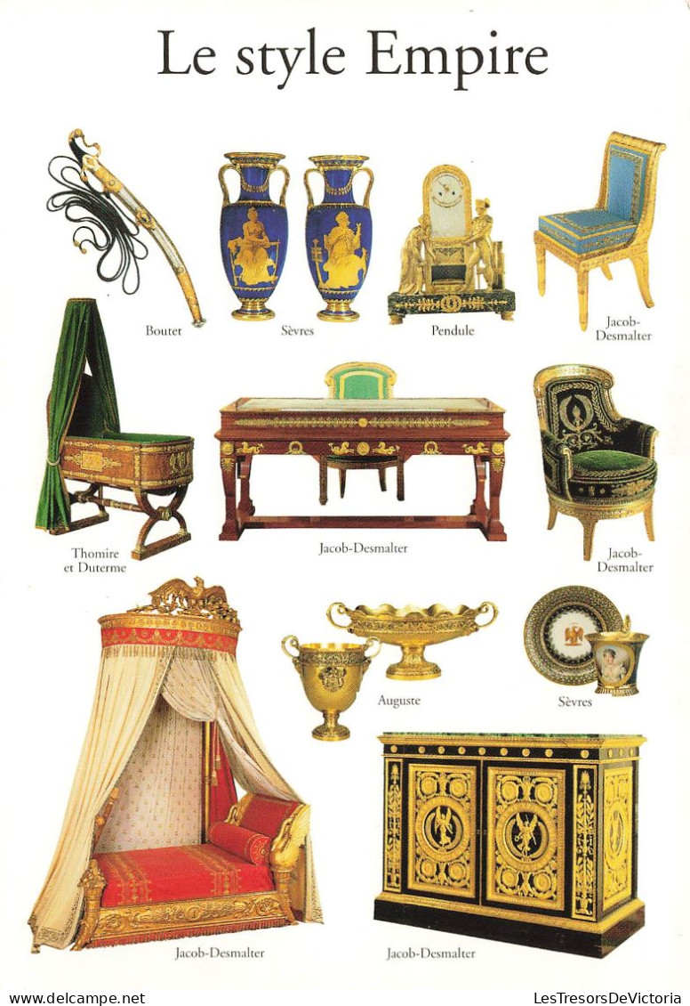 FAMILLES ROYALES - Le Style Empire - Boutet - Sèvres - Pendule - Jacob-Desmalter - Auguste - Carte Postale - Koninklijke Families