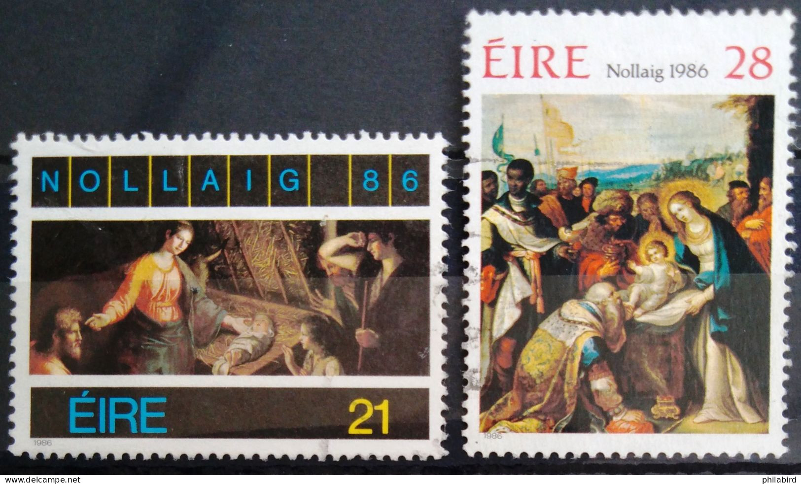 IRLANDE                      N° 614/615                      OBLITERE - Usados