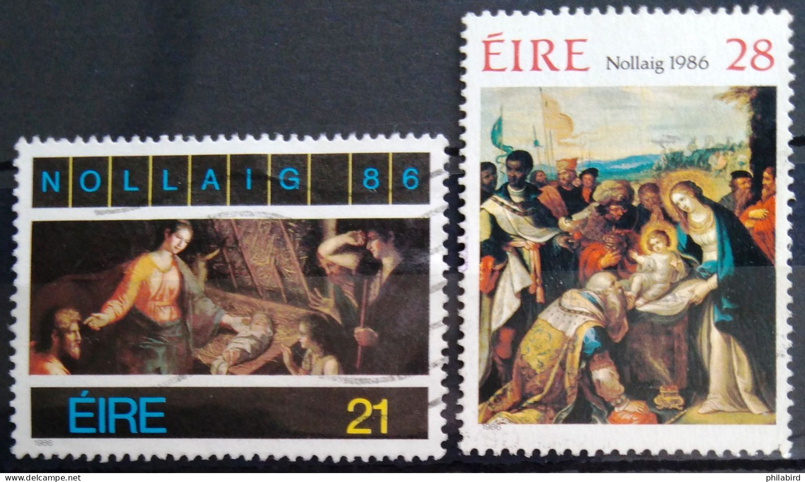 IRLANDE                      N° 614/615                      OBLITERE - Used Stamps
