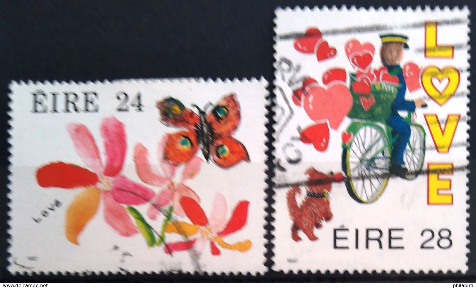 IRLANDE                      N° 616/617                      OBLITERE - Used Stamps