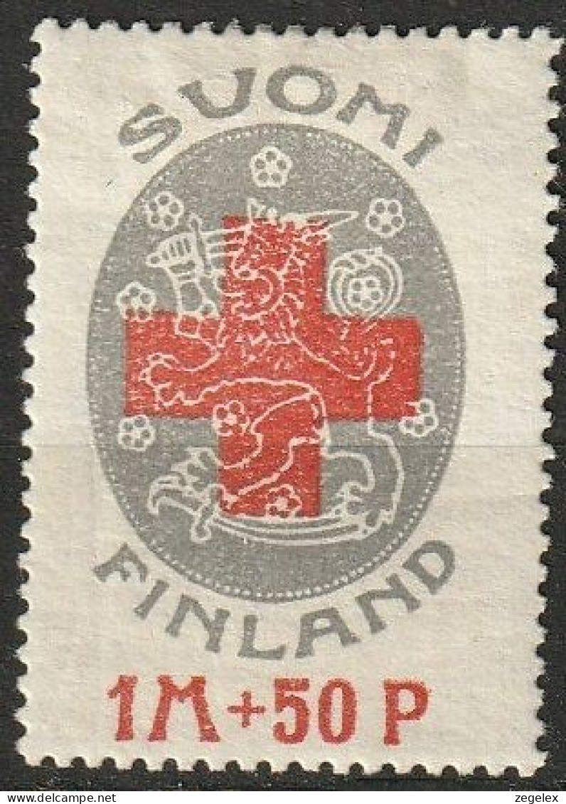 Finland Suomi 1922 Red Cross Mi.111 MH*  - Neufs